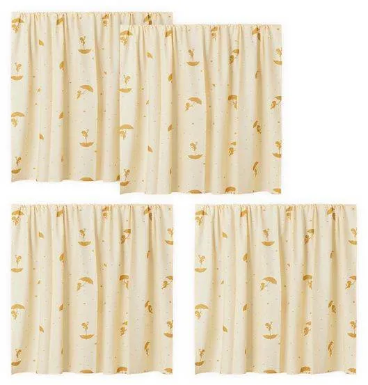 Hoppekids Ole Lukoie forheng til mellomhøy seng - Gul