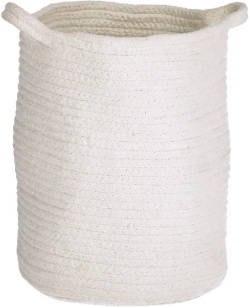 Abeni, Kurv, hvit, H30x25x25 cm