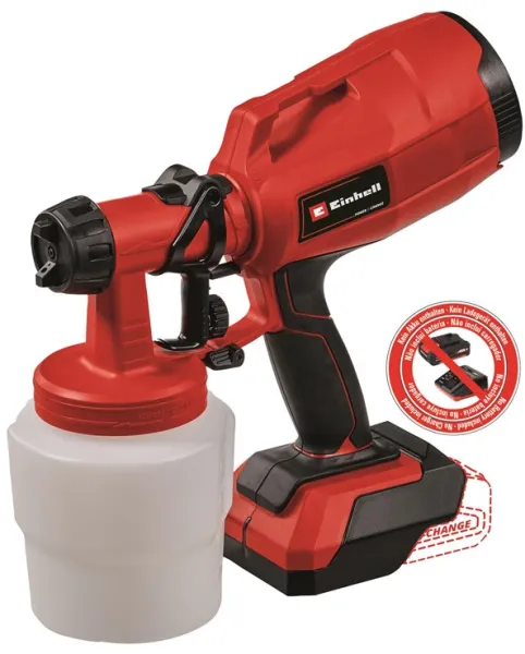Einhell TC-SY 18/60 Li batteridrevet malersprøyte 18 volt uten batteri og lader