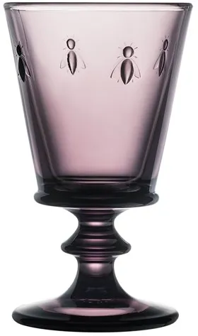 La Rochére BEE VINGLASS AUBERGINE SETT 6 stk